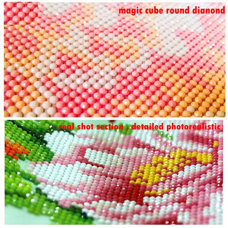 

New 5D Embroidery Muslim Painting Cross Stitch Kits Home Decoration DIY Magic Cube Round Diamond Cross Stitch
