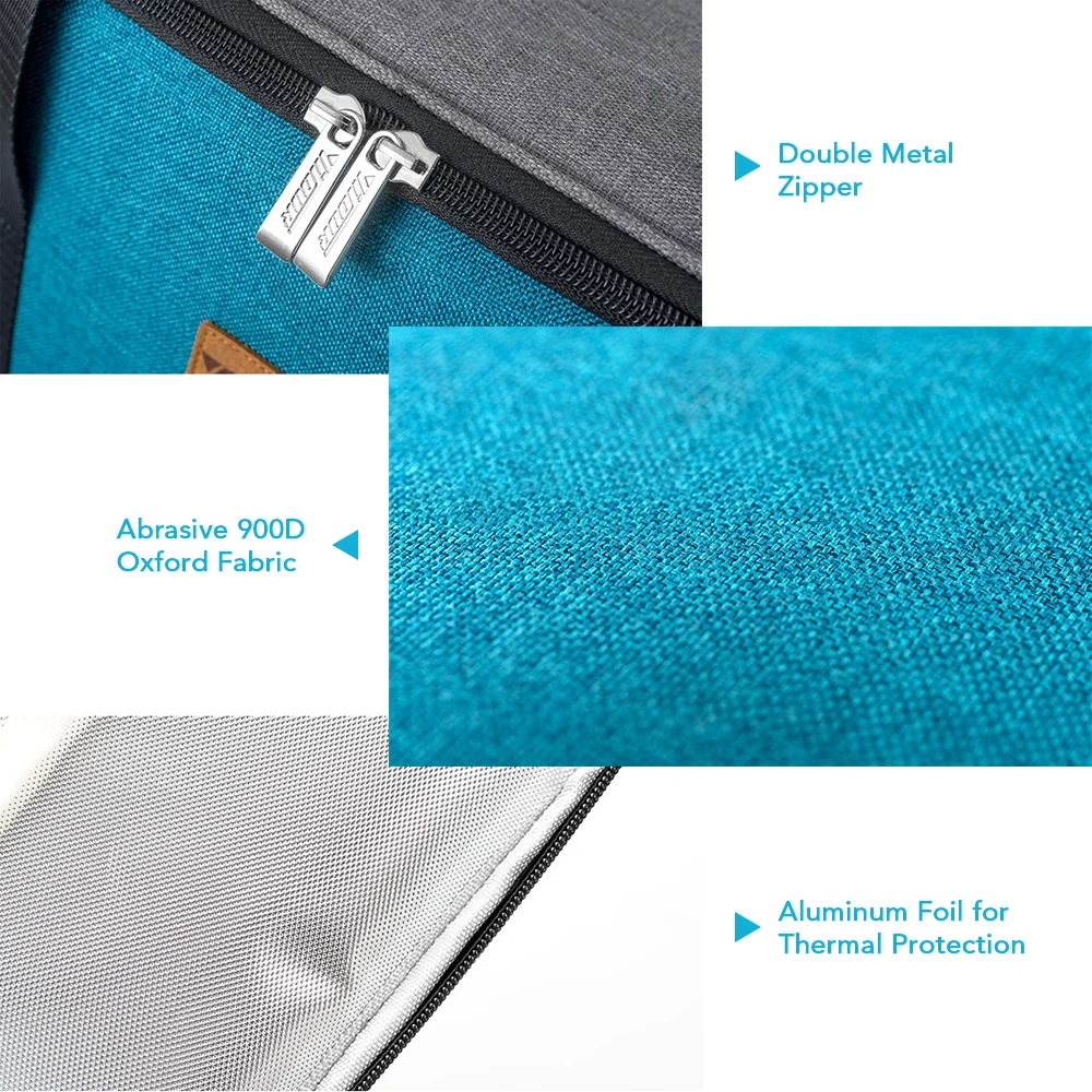 

Leakproof Insulated Cooler Bag Lunch Bag Picnic Basket Cooler Box for Outdoor Camping Picnic Beach Grocery Shopping