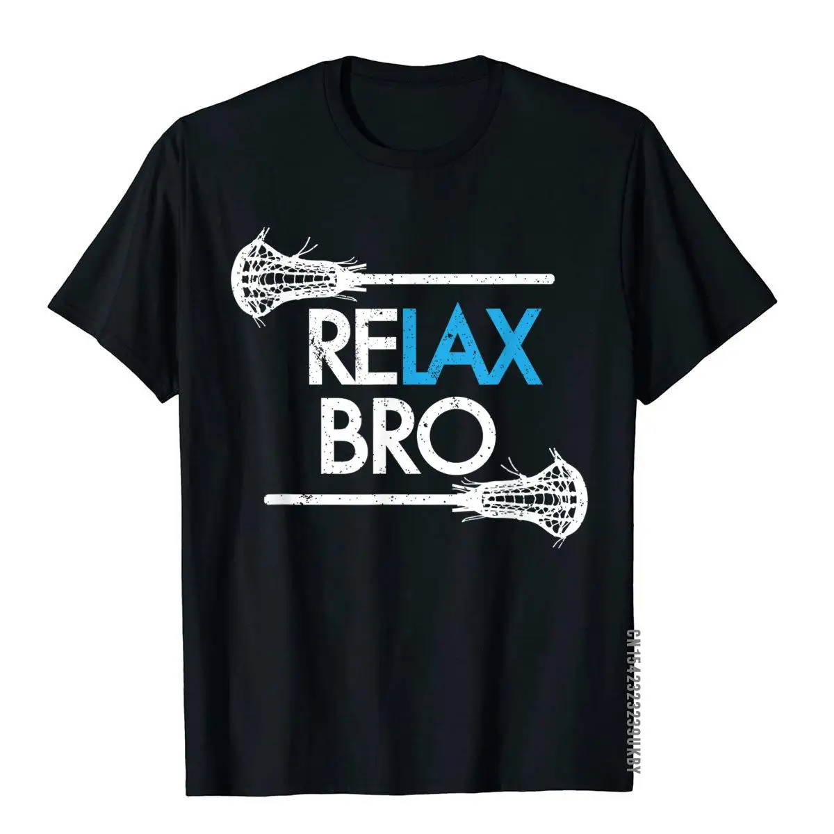 

RELAX Bro Lacrosse T Shirt Funny LaX Team Lacrosse T-Shirt Cotton T Shirt For Boys Fitness Tees Discount Leisure