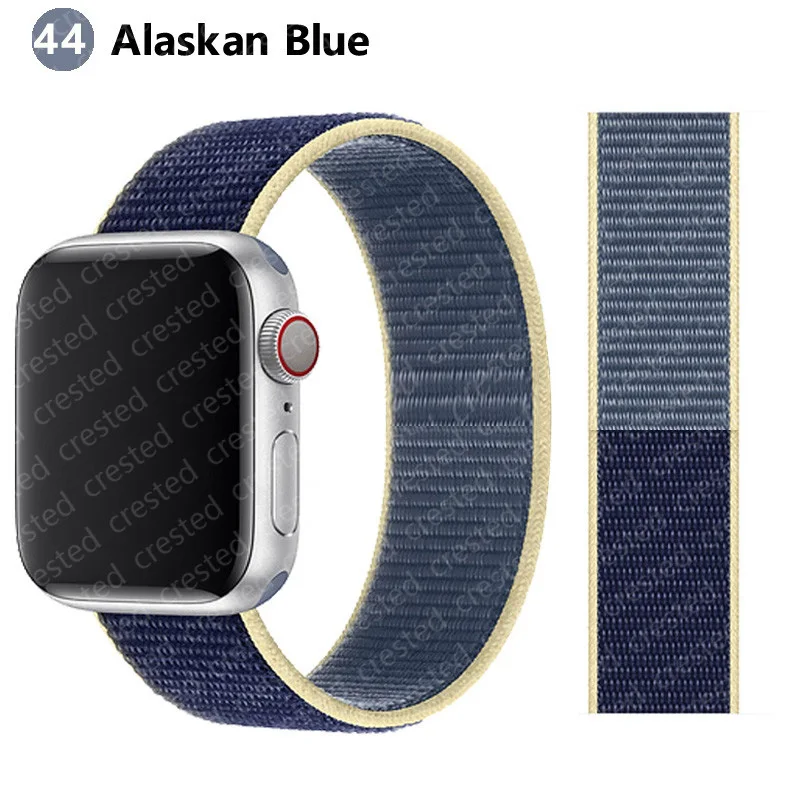 

Nylon Loop strap For apple watch band 44mm 40mm 42MM 38MM iWatch band bracelet belt watchband For apple watch 4 3 5 SE 6