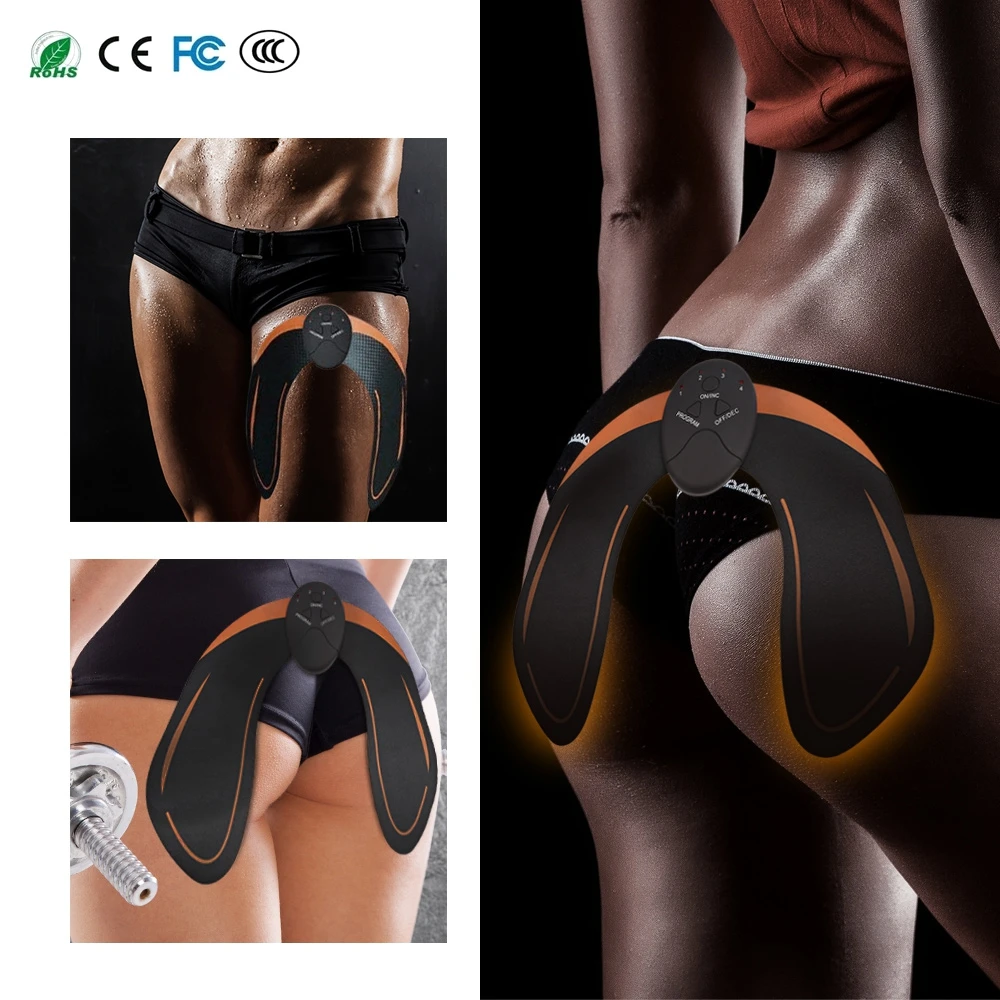 EMS Hip Muscle Stimulator Buttocks Butt Lifting Therapy Massager Smart Wireless Buttocks Hips Trainer Fitness Slimming