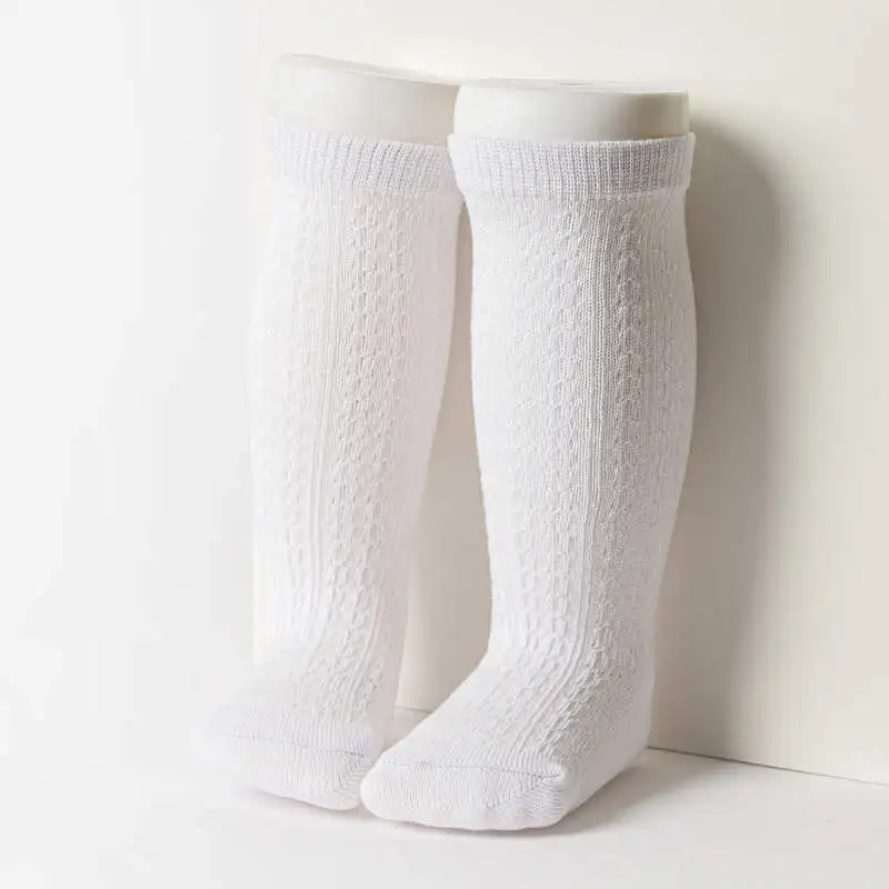 Warmom-Calcetines de algod&oacute;n hasta la rodilla para beb&eacute;, calentador de piernas, accesorios para reci&eacute;n nacido, primavera y verano-5