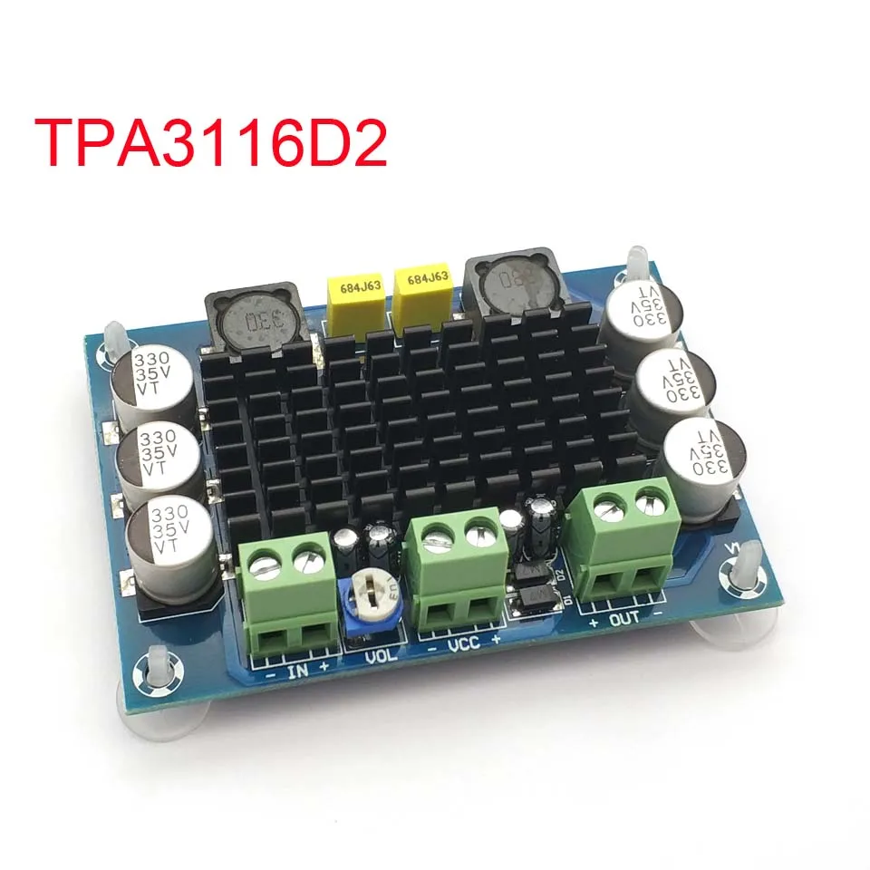 XH M542 DC 12 26V 100W TPA3116DA одноканальный цифровой усилитель мощности TPA3116D2|Запасные
