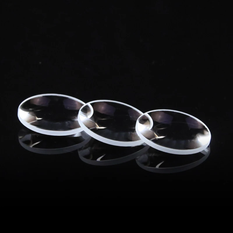 Оптическая плоская выпуклая линза диаметром 27 4 мм фокусное расстояние 57 75 K9