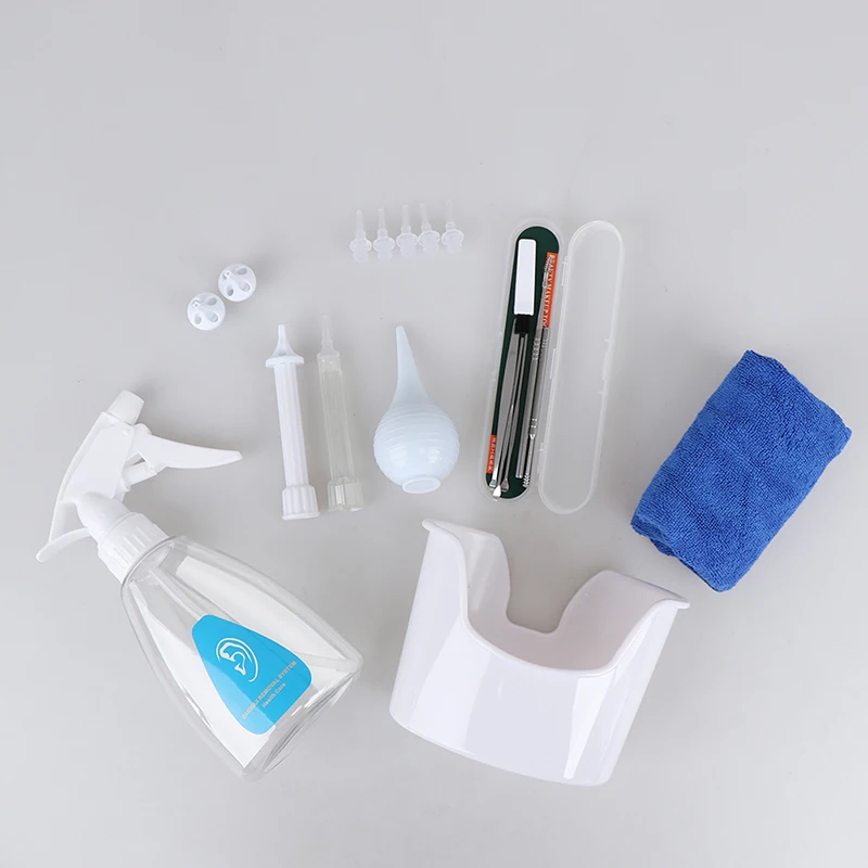 

Ear Wax Removal Ear Irrigation Washer Bottle Cleaning Tips Cap Bulb Syringe US New