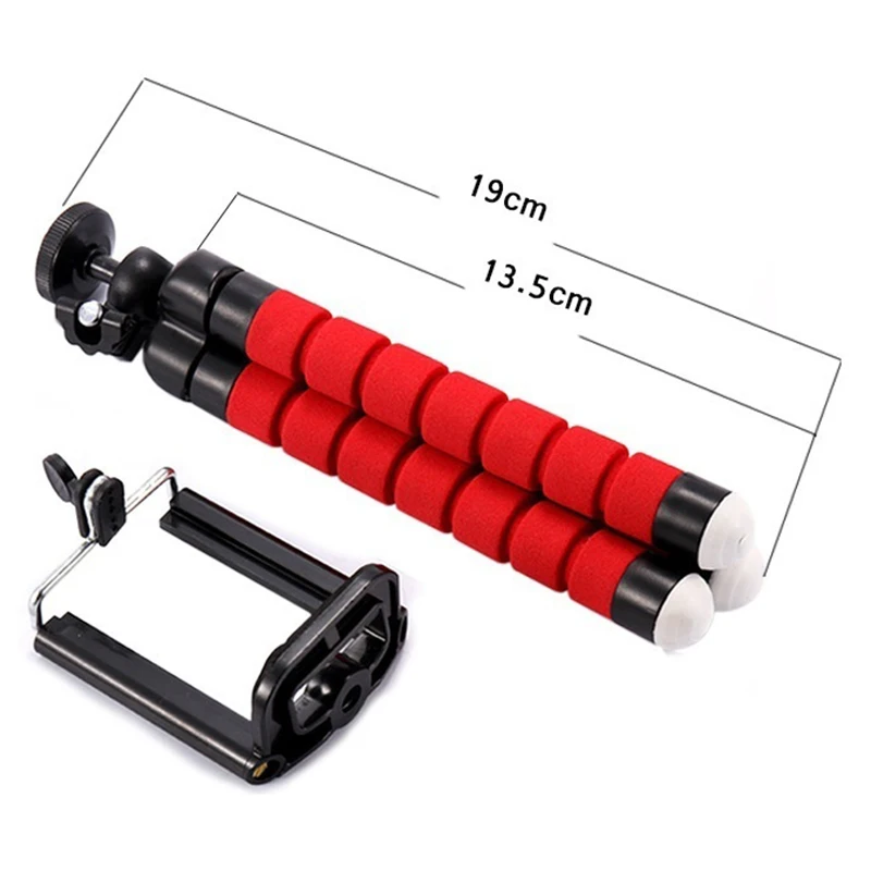 mobile phone holder flexible octopus tripod bracket for mobile phone camera selfie stand monopod support photo remote control free global shipping