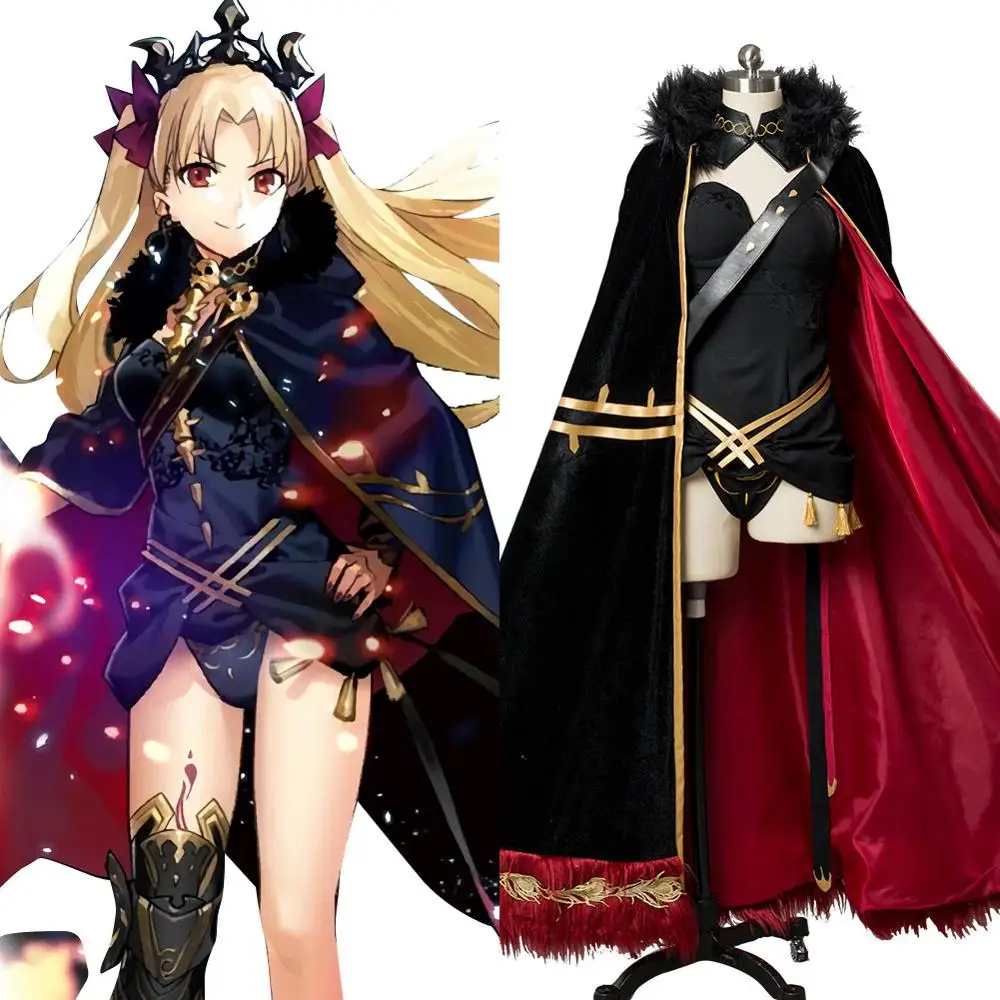Fate Grand Order Косплей Костюм FGO Ereshkigal Взрослые женщины девочки Униформа халат наряд