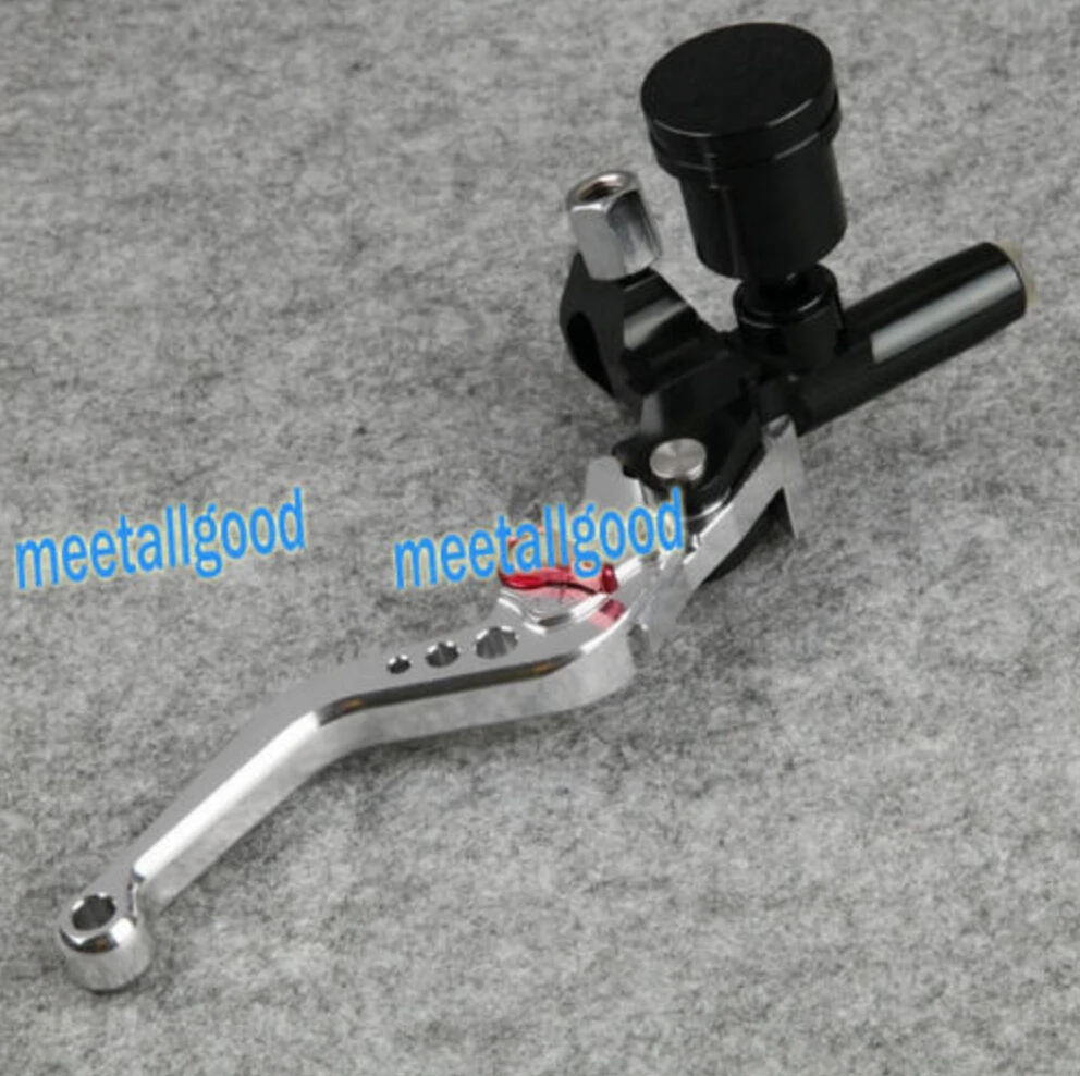 

Universal Standard 7/8" Motorcycle Master Cylinder Brake Clutch Lever Handle Right Side