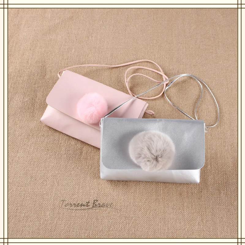 Сумка кошелек для младенцев из ПУ кожи с помпоном|Кошельки монет| |