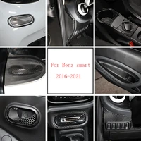 for 2016 2021 mercedes benz smart car central control cd panel air conditioning switch frame cover sticker interior accessories