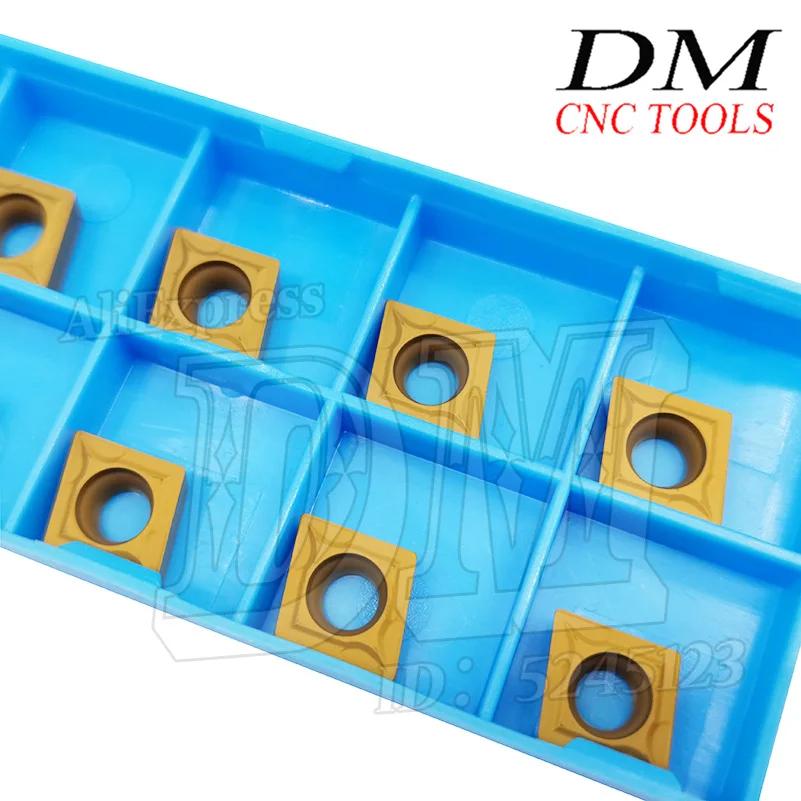 

10pcs CCMT09T304 LF9018 Carbide Insert Cutting Tool CCMT32.51 Boring Cutter Blade Turning Blade Lathe Tools Metalworking