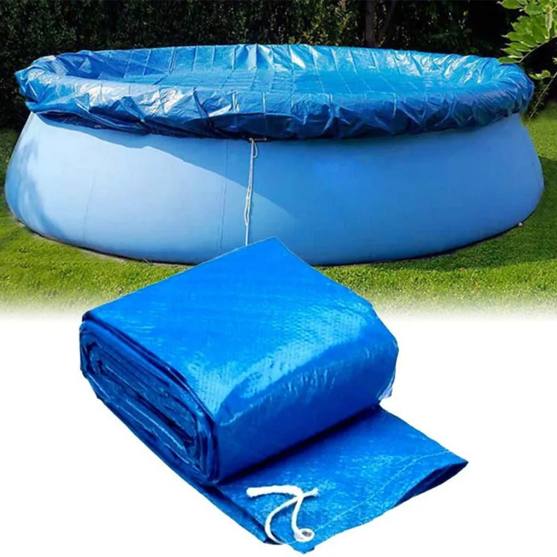 

183/244/305/366cm Round Swimming Pool Cover Protector PE insulation film dustproof cover Film Above Ground Protection