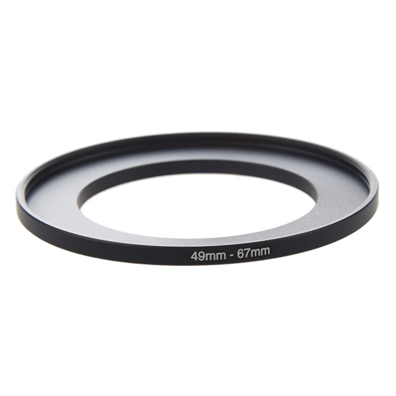 

Camera Lens Filter Step Up Ring 49mm-67mm Adapter Black