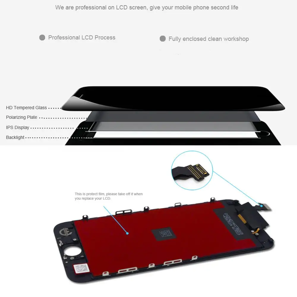 AAA+ OEM сенсорный экран для iphone 5S 5C SE стекло для iphone 6 lcd 6P 6SP 7 8 ЖК-экран Замена дигитайзер сборка ремонт
