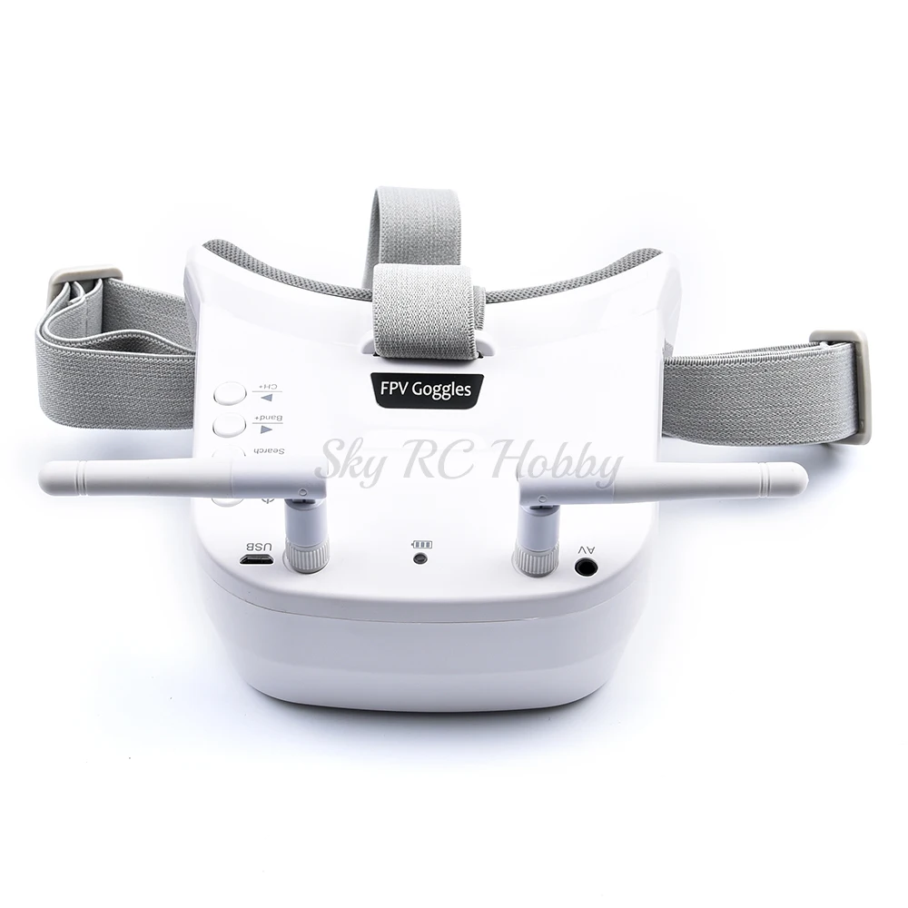 Очки 3 дюйма 480*320 5 8 ГГц 40 каналов Raceband автоматический поиск Мини FPV встроенный