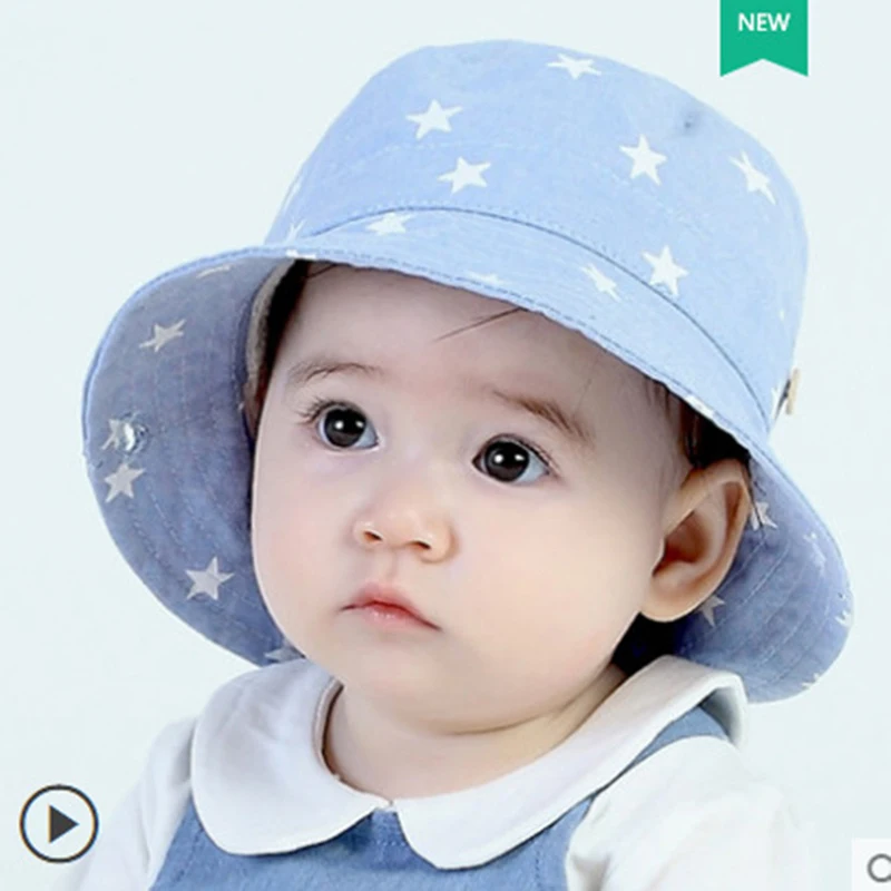 

Spring New Little Star Children's Basin Hat Men's and Women's Spring and Summer Baby Sun Hat Children's Hat