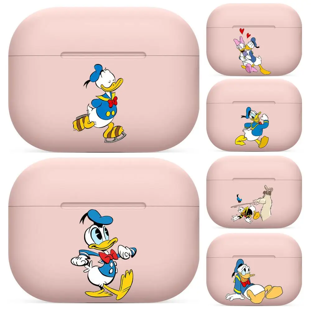 

Donald Duck For Airpods pro case Protective Bluetooth Wireless Earphone Cover For Air Pods airpod case air pod cases Pink