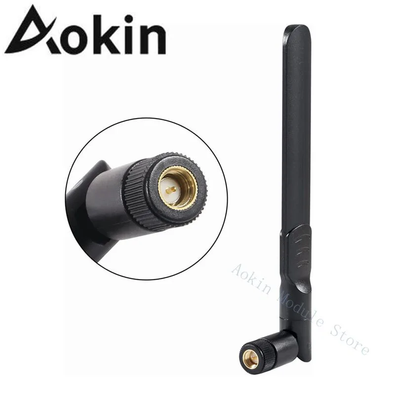 

1PC 2.4GHz 5GHz 5.8GHz 8dBi Male Antenna for WiFi Router Wireless Network Card USB Adapter Security IP Camera Video Monitor