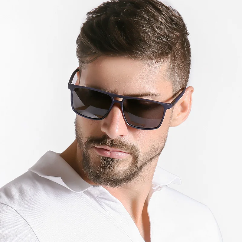 Ruosyling мужские повседневные поляризационные солнцезащитные очки TR 90 ультралегкие