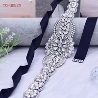 topqueen s02 adult dress belt luxury rhinestone diamond silver bead evening dress accessories princess wind goddess of luck belt