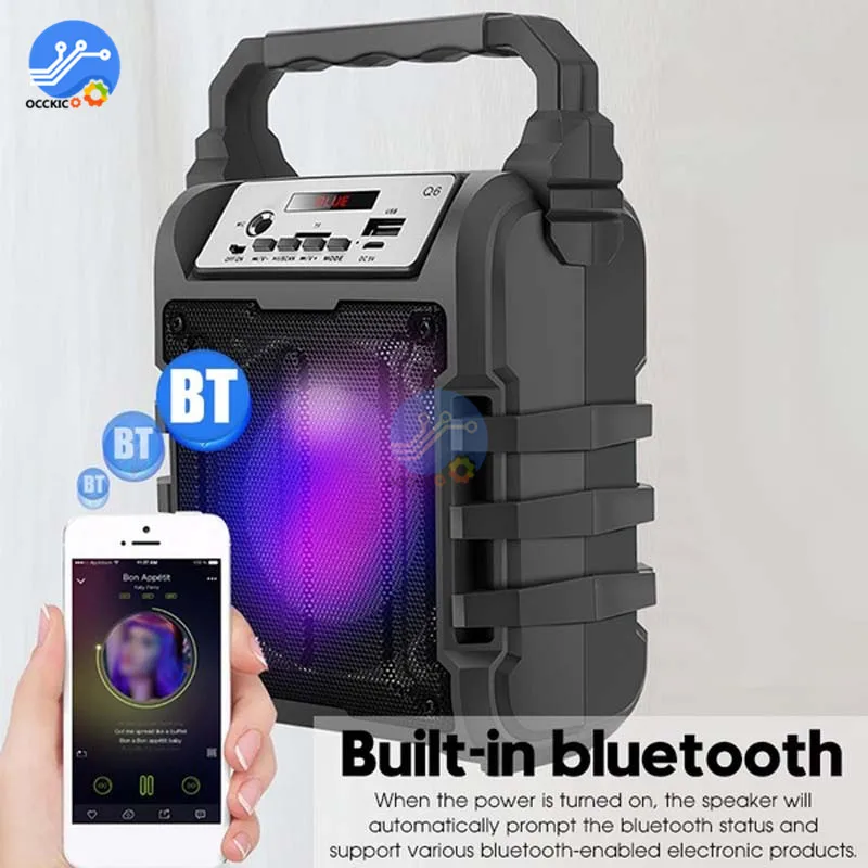 Bluetooth динамик беспроводной стерео HIFI сабвуфер Саундбар портативный s музыкальный