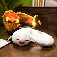 takerlama genshin impact plush toy hu tao morax zhongli dragon u shaped pillow anime stuffed plushie office accessories