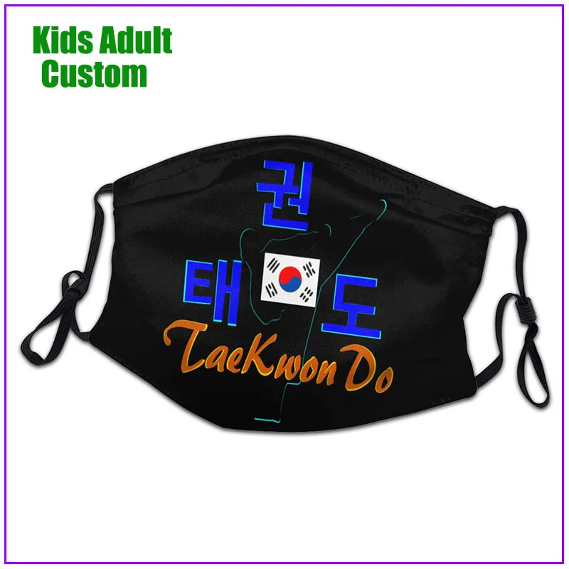Маска для лица детей мужчин женщин тхэквондо корейское боевое искусство