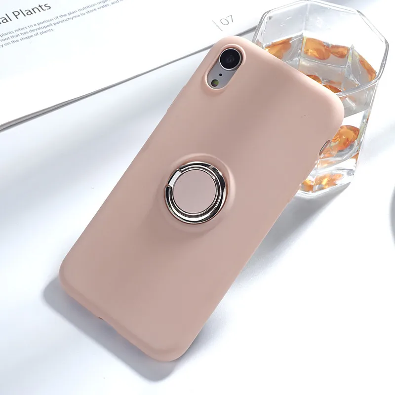 Meachy кольцо держатель цвета ТПУ чехол для huawei P30 20 Pro Lite mate Honor 10 V20 Силиконовый