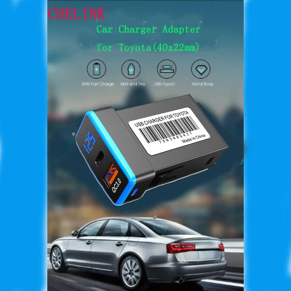 CHELINK оригинальный отверстие изменение автомобильное usb-устройство для зарядки