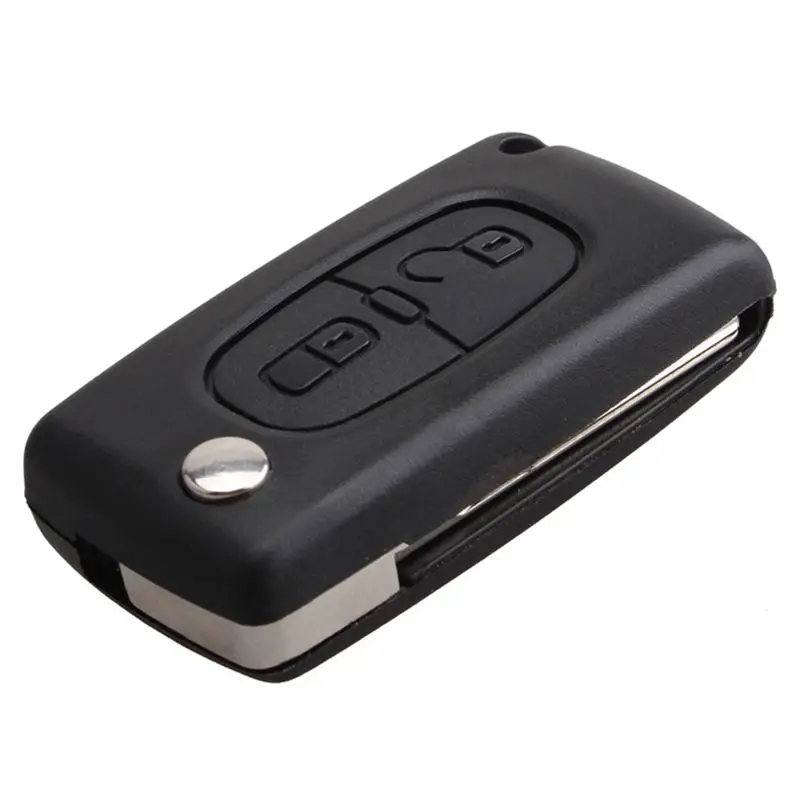 

2 Buttons Remote Folding Car Key For Peugeot 307 3008 308 408 43Hz PCF7961 ID46 CE0536 Flip Key Fob