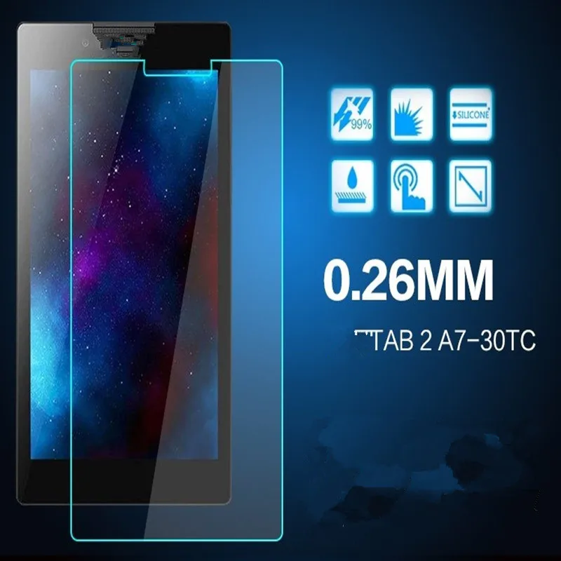 Защитная пленка для экрана из закаленного стекла Lenovo Tab 2 A7 30 30HC 30TC Tab2 7 0 дюймового