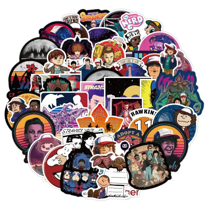 

10/30/50/100 шт., стикеры «очень странные дела»