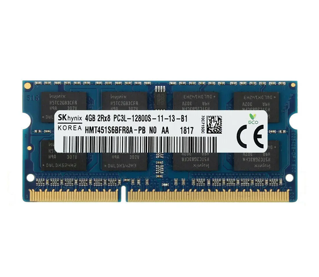 SO DIMM 4GB 8GB DDR3L 1333MHZ 1600MHz PC3L 12800S 1 35 V 204pin 2RX8 SODIMM воспоминания ноутбука без ECC