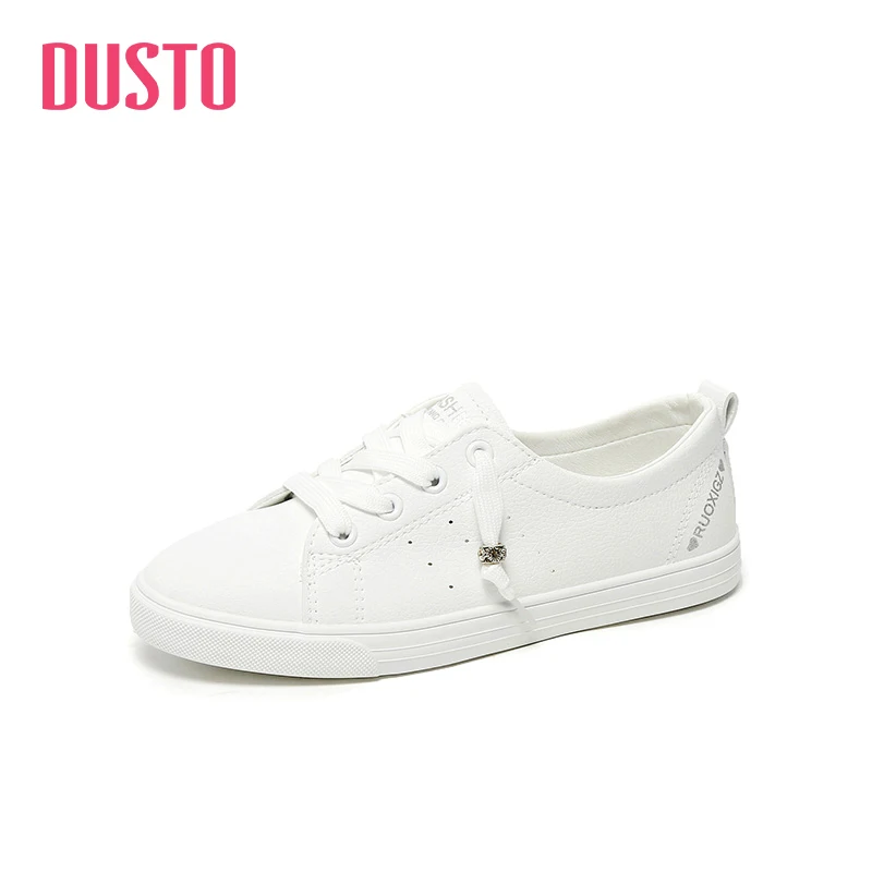 

Dusto new spring leisure low heel flat bottomed round head metal Rhinestone set footboard shoes 2022 women's shoes