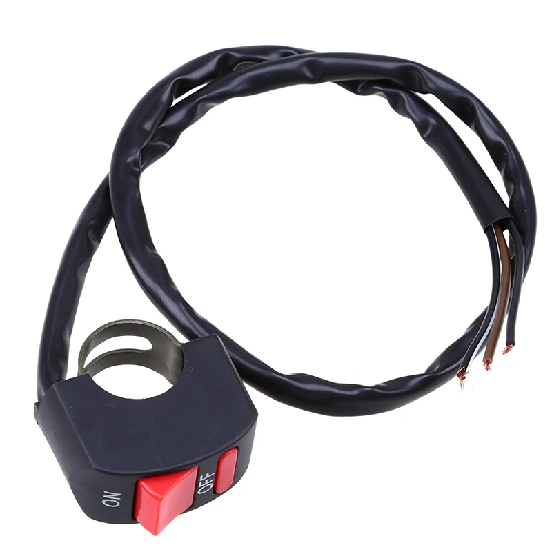 Черные 22 мм 7/8 &quotуниверсальные переключатели на руль мотоцикла выключатели