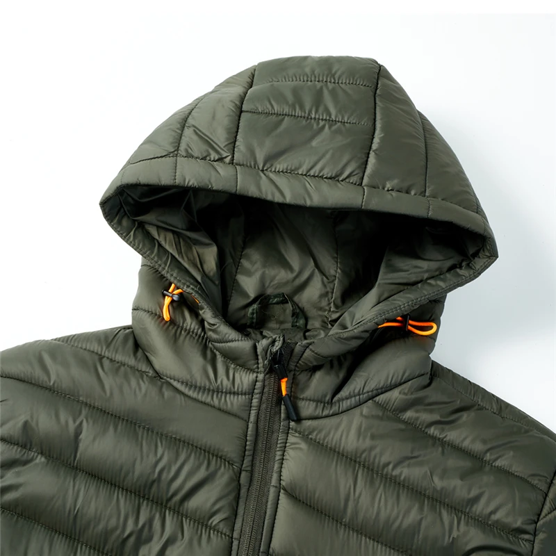 

2020 New Winter Jacket Men's Solid Color Warm Thick Mens Coats Outwear Fashion Zipper Parkas Men