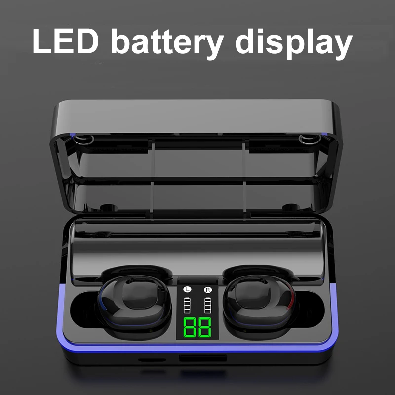 Новинка 5 0 Bluetooth наушники 6D стерео беспроводные мини гарнитура с внешним