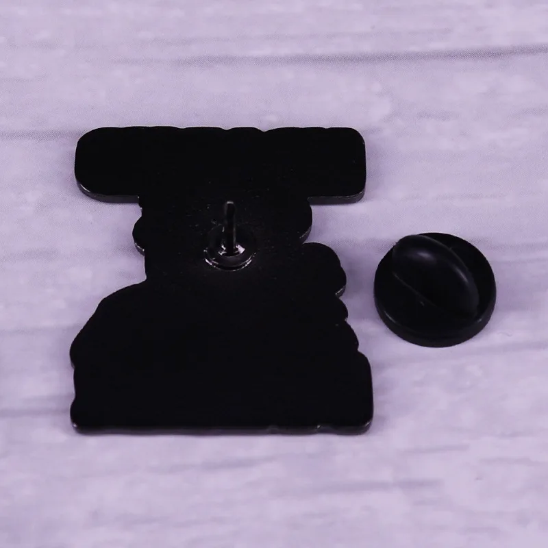 PF343 Dongmanli классические эмалевые броши в виде фильма ужасов для женщин мужчин