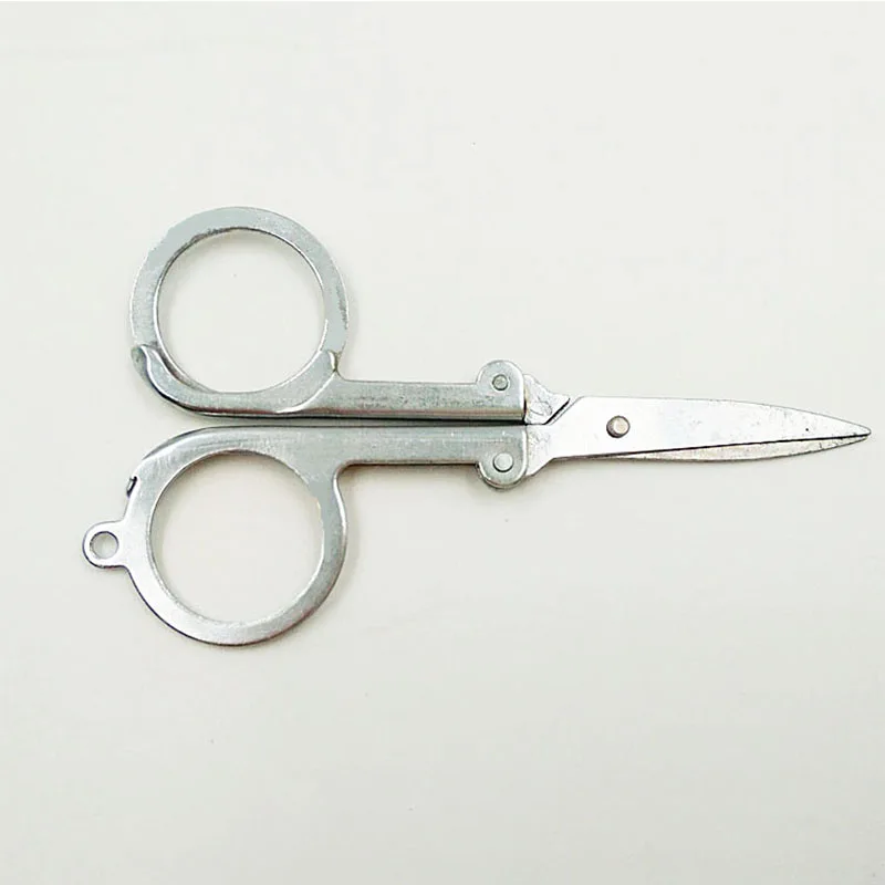 Портативные складные мини ножницы из нержавеющей стали ручной работы для
