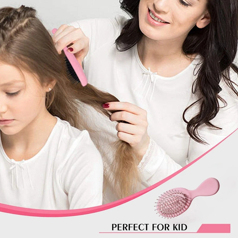 

1 Pcs Mini Pocket Hair Comb Mini Head Massager Hair Brush Anti Static Hair Comb Cnady Color Comb For Kids Girls Gifts