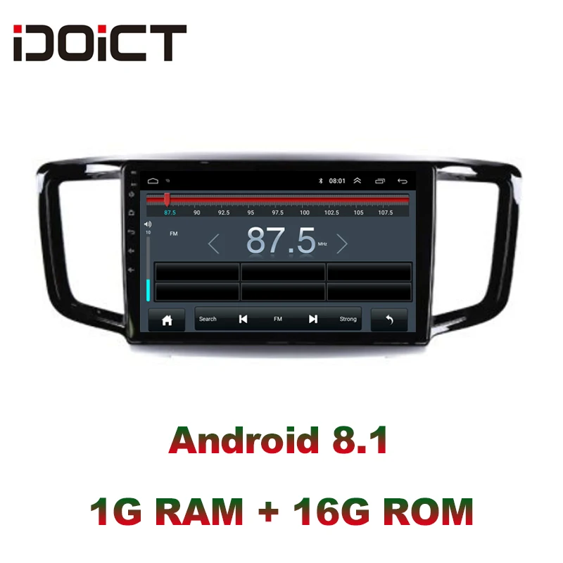 Автомобильный DVD плеер IDOICT Android 8 1 GPS навигация мультимедиа для Honda odysley Radio 2015 2016 2017