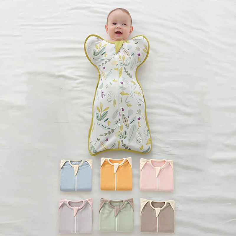 

Baby Sleeping Bag Breathable Newborn Anti-kick Quilt Organic Cotton Infant Wrap Swaddle Blanket Soft 0-9 Months Baby Sleepsack