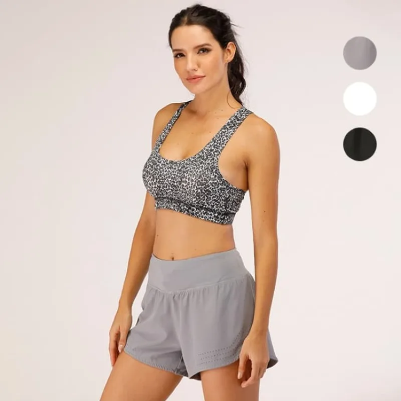 

Women's Yoga Fitness Shorts Soft And Quick-drying Gym Yoga Sports Beach Shorts