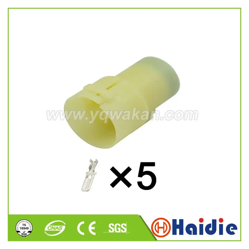 

Free shipping 2sets automotive 5pin electric plastic plug wire cable Socket connector