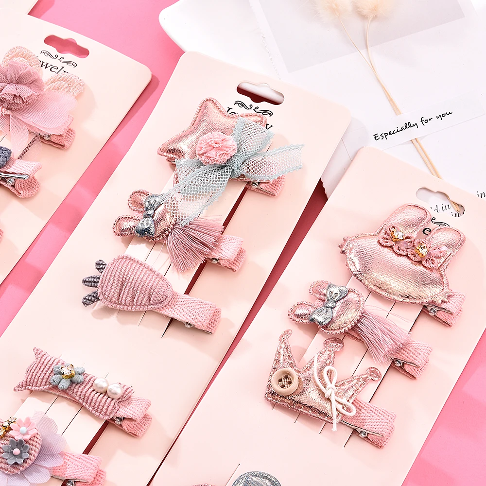 Новинка 2020 аксессуары для волос женщин наборы заколки принцессы девочек детские