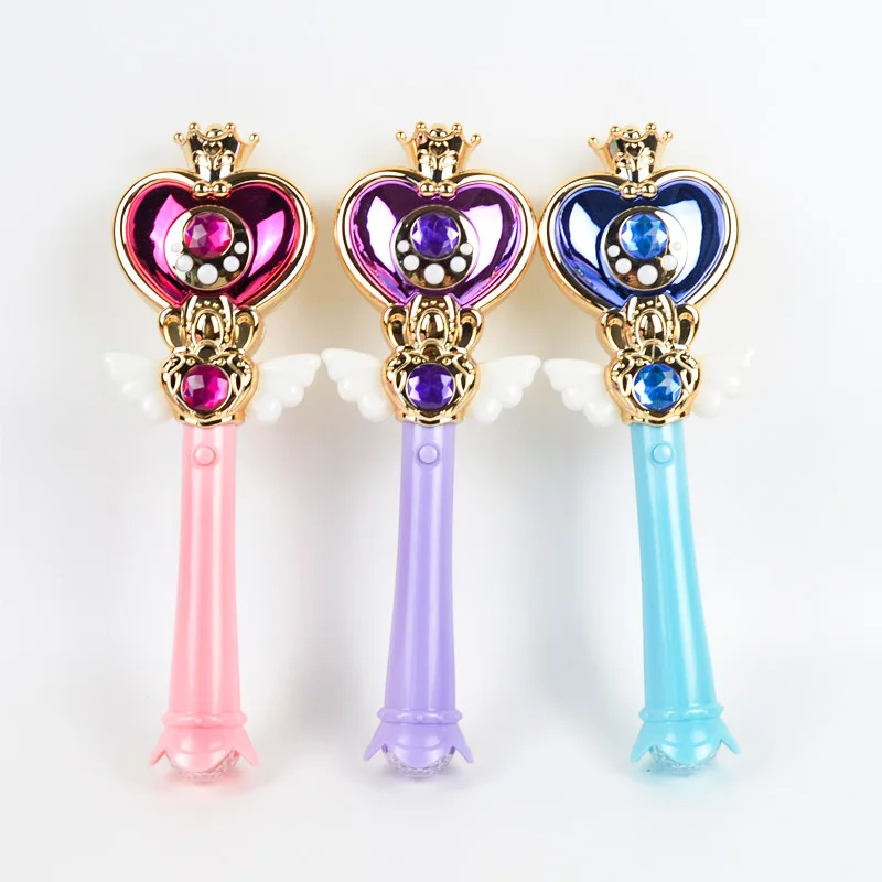 

Light Music Magic Wand Kids Toy Flash Bar Stick Girl Play House Pretend Princess Tools Birthday Gifts