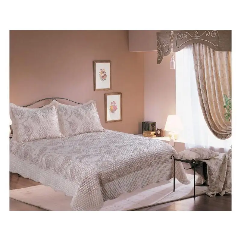 Покрывало евро Amore Mio Vigo 220*240 см с наволочками | Дом и сад