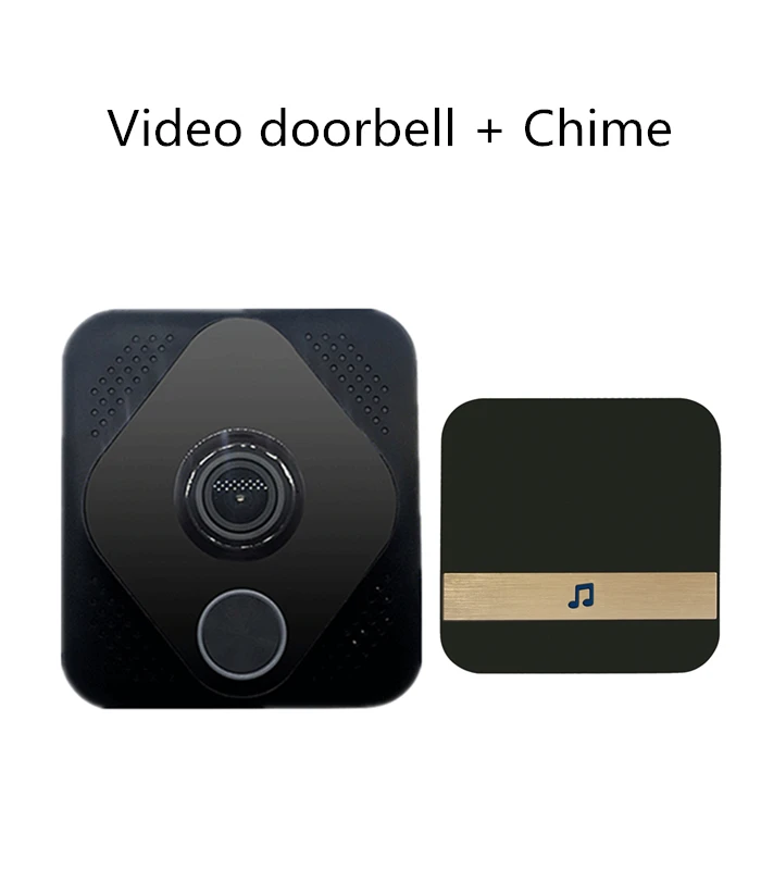 Option 3 Умный IP видеодомофон Wi-Fi видеодомофон дверной звонок wifi дверной Звонок камера для квартиры ИК сигнализация беспроводная камера безопасности - Название цвета: Option 3