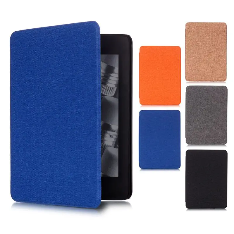 Защитный чехол-книжка с тканевым рисунком умный защитный чехол для Amazon Kindle Paperwhite