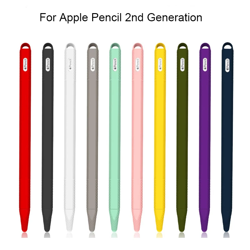 

For Apple Pencil 2nd Case Silicon Soft Holder Stylus Pen Cover Compatible Tablet Touch Pen For iPad air 4 Protective Sleeves